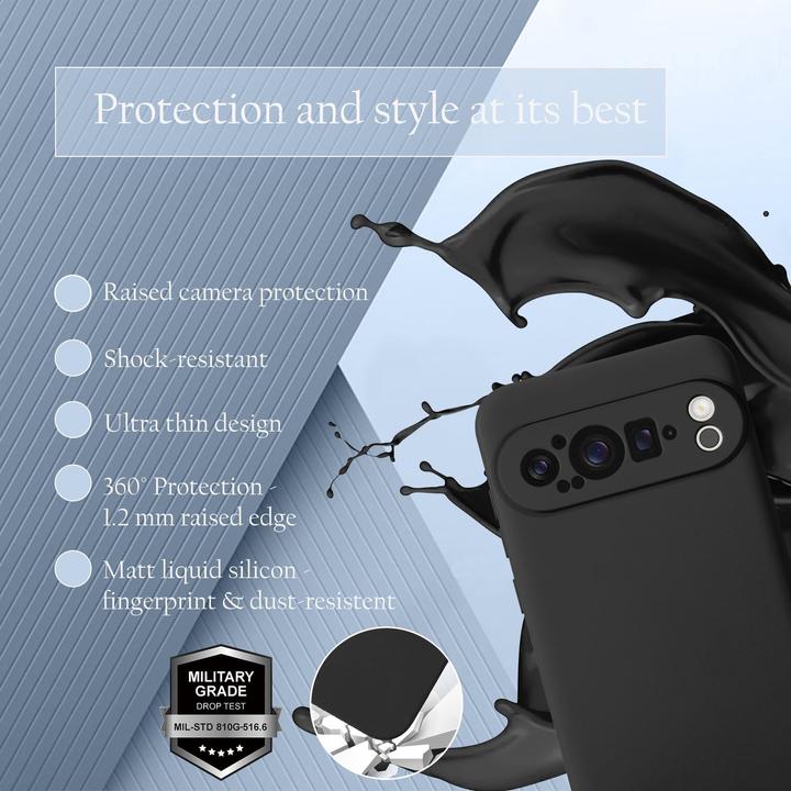 Produktbild Cadorabo Hülle für Google Pixel 9 PRO im Liquid Case Design (Google Pixel 9 Pro)