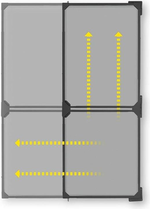 Easymaxx Fliegengitter Teleskop, Breite: 270 cm, UV Schutz: Nein