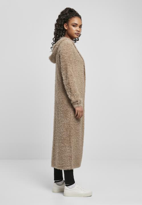 Actual product image Urban Classics Ladies Hooded Feather Cardigan (M)