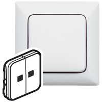 Produktbild Legrand Creo Wippe mit eingesetztem transparentem Fenster, Ultraweiss Pro21 776213