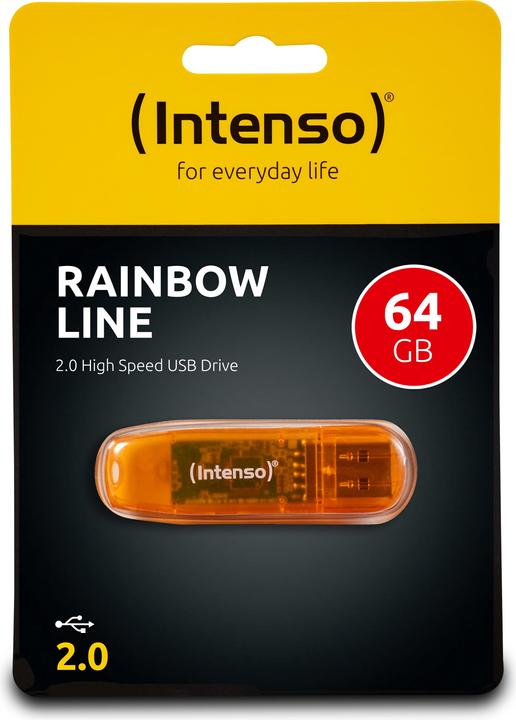 Produktbild Intenso Rainbow Line (64 GB, USB-A)