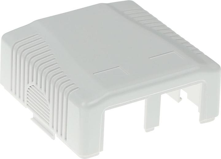 Immagine prodotto Scatola montata in superficie schermata 2 porte CAT5E. Tipo: CAT5E Wall mountbox c5e 2p shielded