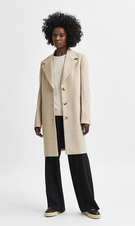 Actual product image Selected Femme wool blend coat (44)