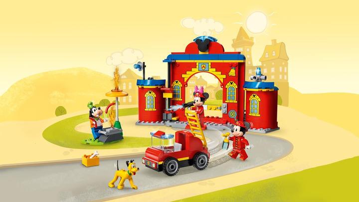 Actual product image LEGO Disney 10776 Mickey and Friends fire station and car (10776, LEGO Disney)