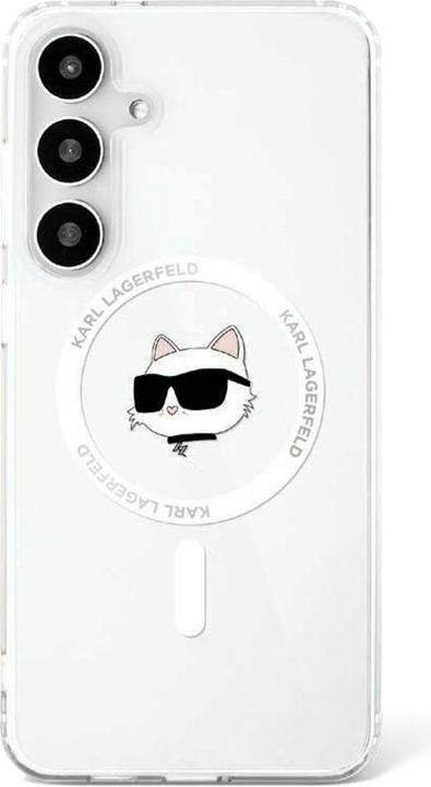 Immagine prodotto Karl Lagerfeld HC Magnetic IML Metal Choupette Head case for Samsung Galaxy S25 Plus white (Samsung Galaxy S25+)