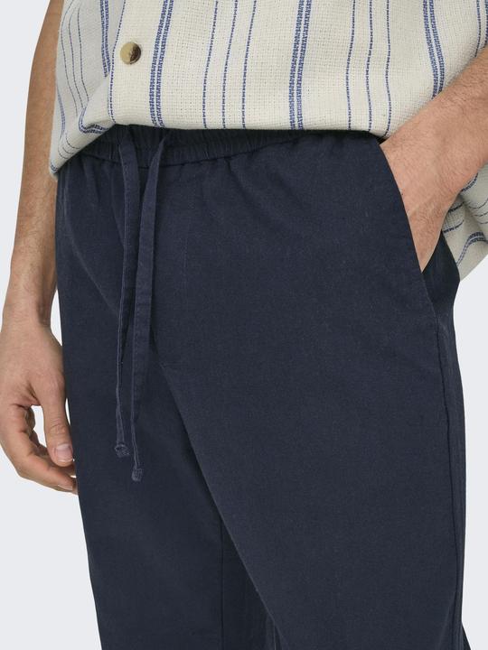 Actual product image Only & Sons Onslinus Crop 0007 Cot Lin Pnt Noos (M)