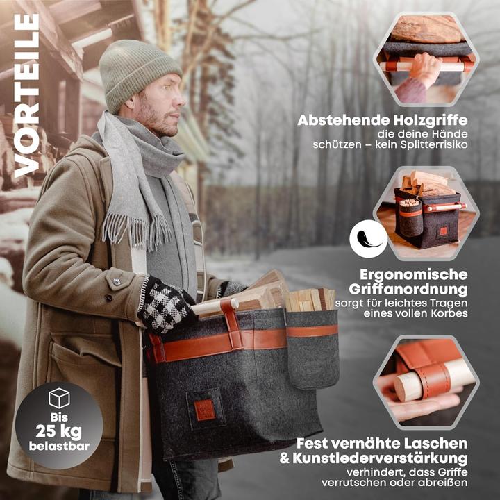 Produktbild Oakage Holzkorb