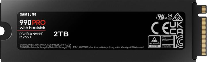 Produktbild Samsung 990 Pro mit Heatsink (2000 GB, M.2 2280)