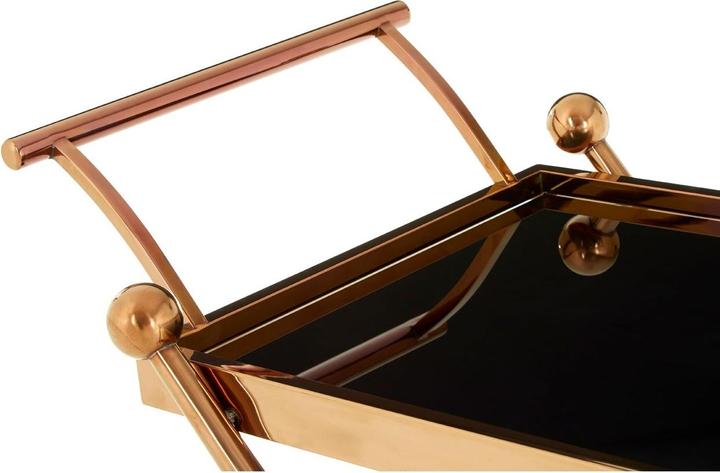 Produktbild Fifty five south Servierwagen Novo II Roségold aus rostfreiem Stahl 84 x 73 cm