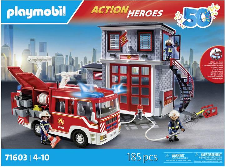 Image du produit Playmobil Megaset de pompiers (71603, Playmobil City Action)