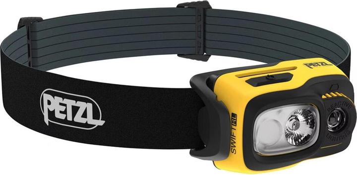 Produktbild Petzl E810AB00 SWIFT RL Stirnlampe, schwarz/gelb (1100 lm)