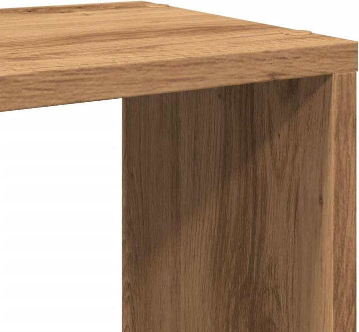 Image du produit VidaXL Bücherregal Raumteiler Standregal Aufbewahrung Büroregal Artisan-Eiche (60 x 24 x 63 cm)