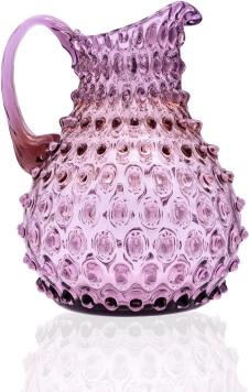 Kvetna 1794 Krug - Polka Dot - Amethyst - handgemacht - rund (2 l)