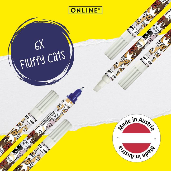Actual product image Online Tintenlöscher Fluffy Cats