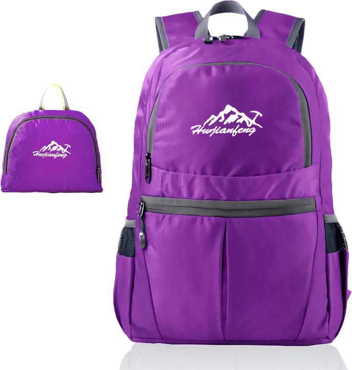 Intirilife Faltbarer Rucksack in Violett (36 l)
