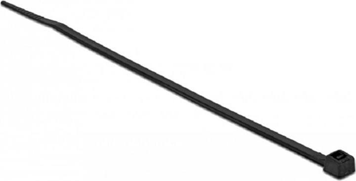 Produktbild Delock Kabelbinder hitzebeständig L 200 x B 3,6 mm schwarz 100 Stück (Kunststoffkabelbinder, 200 mm, 100 Stk.)