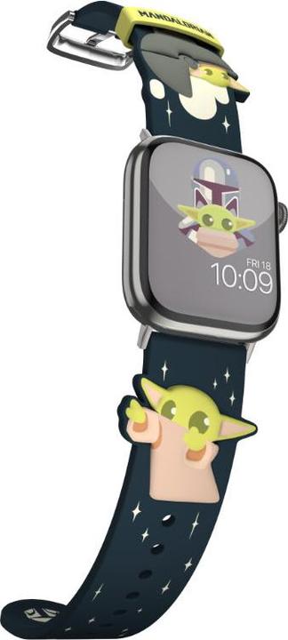 Actual product image Moby Fox Star Wars - Apple Watch Armband 38/40/41/42/44/45/49 mm (The Mandalorian Grogu Using The Force 3D) (Silicone)