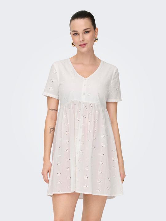 Actual product image JdY Normal geschnitten V-Ausschnitt Voluminöser Armschnitt Midikleid Kleid (M)