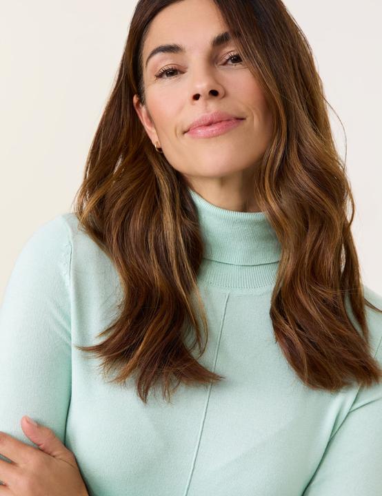 Produktbild Gerry Weber Rollkragenpullover mit Armschlitzen Pullover Langarm Rundhals - 63672 (36)