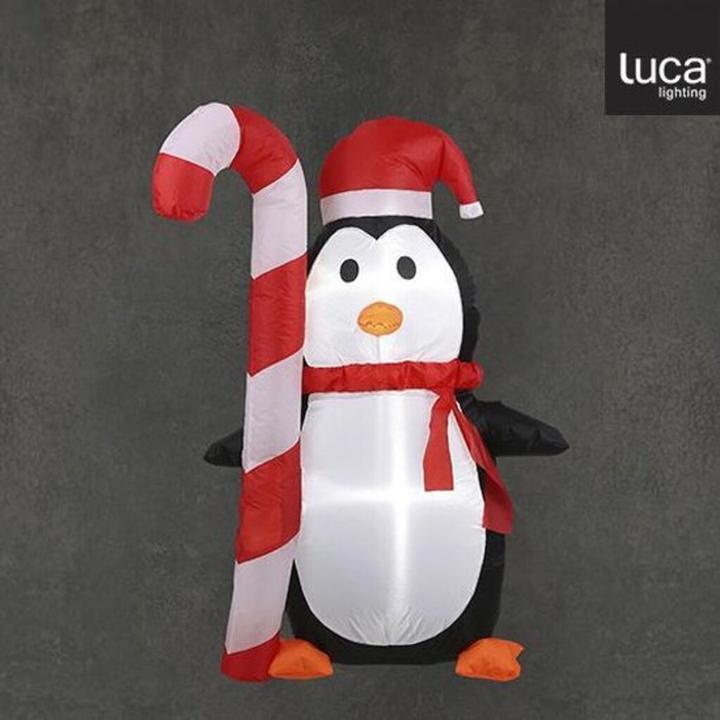 Produktbild Inflatable penguin red led