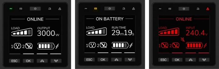 Image du produit APC SRTG5KXLI alimentation sans interruption (UPS) double conversion (en ligne) 5 kVA 3 sortie(s) AC (5000 VA, 5000 W, Double convertisseur en ligne Onduleur)