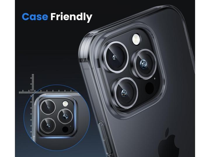 Actual product image Screenguard Camera protection Apple iPhone 16 Pro Max Lens Protector (1 Piece, Apple iPhone 16 Pro Max)