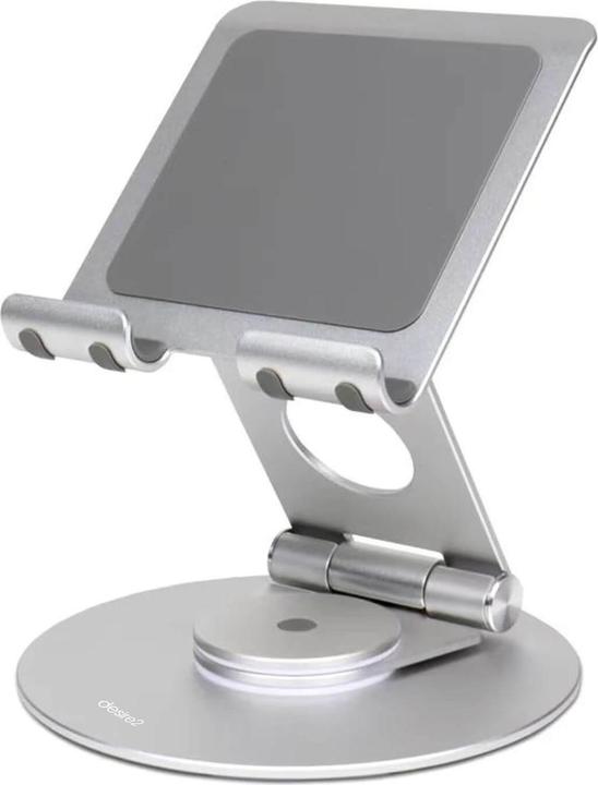 Produktbild Desire2 Dual Pivot 360 Ständer für Tablets und Smartphones Silber