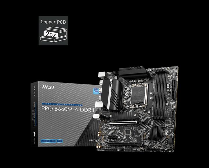 Productafbeelding MSI PRO H610M-G DDR4 (LGA 1700, Intel H610, mATX)