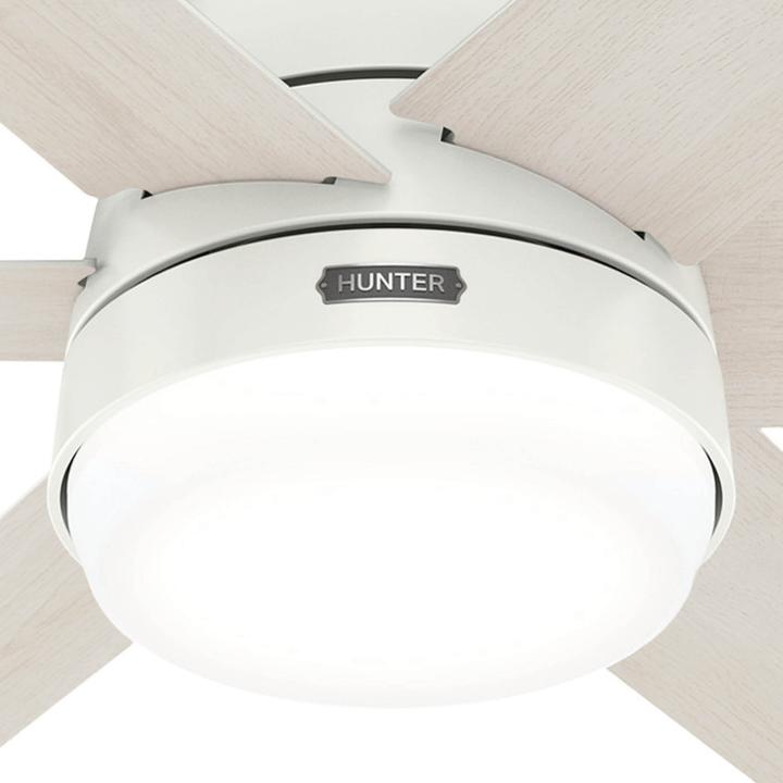 Image du produit Hunter Fans DC Deckenventilator Arete Weiss mit Licht & Fernbedienung (42.70 dB)