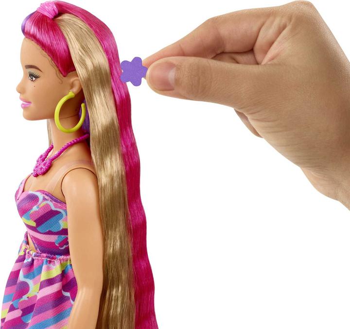Image du produit Barbie Poupée Totally Hair au look floral