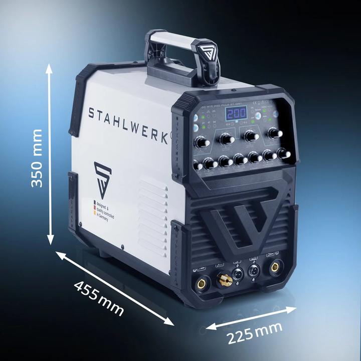 Produktbild Stahlwerk Schweissgerät AC/DC WIG 200 Puls ST IGBT / 200 A