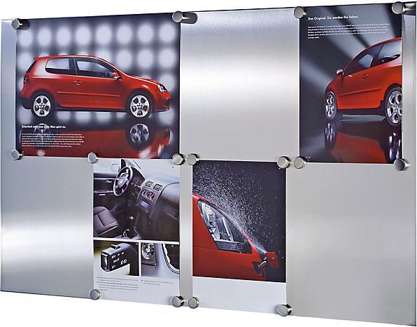 Immagine prodotto eurokraft basic Parete magnetica in acciaio inox (Calamita, 196,5 x 96,5 cm)