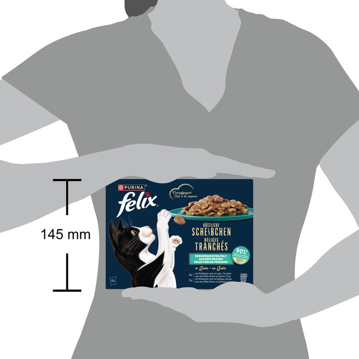 Immagine prodotto Felix Deliziose fette di anatra in gelatina (Adulto, 1 pz., 900 g)