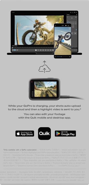 Productafbeelding GoPro HERO13 Black (60p, Bluetooth, WiFi)