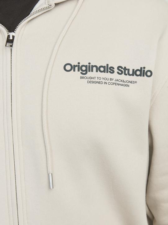 Produktbild Jack & Jones Plus Size Gedruckt Kapuzenpullover mit Reissverschluss Kapuzenpullover mit Reissverschluss (7XL)