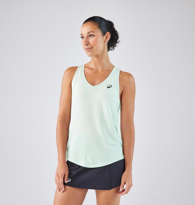 Actual product image Kuikma Damen Tennisshirt - TTK Light ärmellos hellgrün (L)