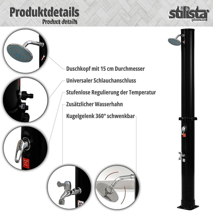 Produktbild Stilista Solardusche