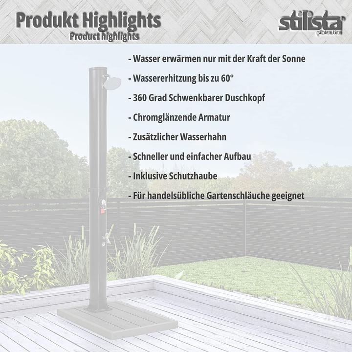 Produktbild Stilista Solardusche