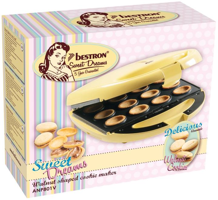 Produktbild Bestron Zaubernuss Waffeleisen für russische „Oreschki“