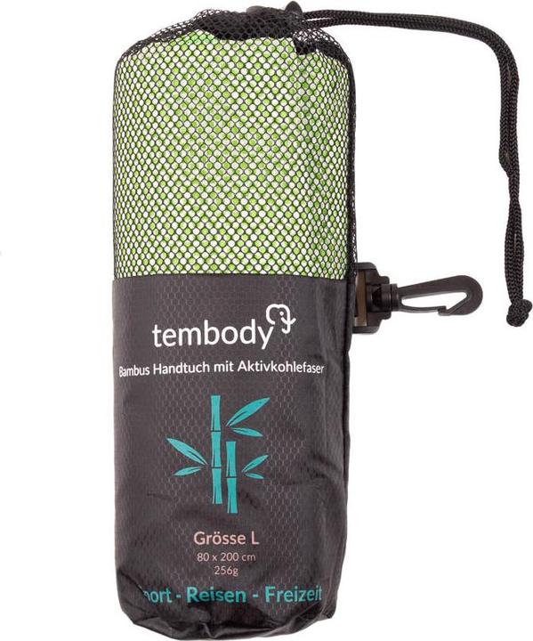 Immagine prodotto Tembo Tembody Bambus Reisehandtuch Grün L