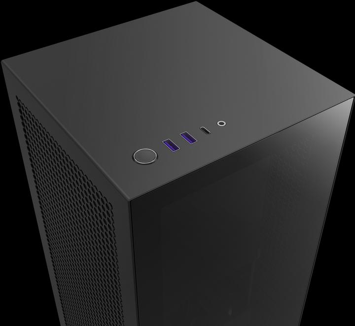 Actual product image NZXT Housing H1 2022 Black (CS-H11BB-EU) (Mini-ITX)