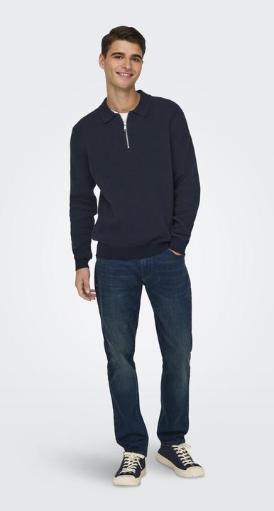 Immagine prodotto Only & Sons Onsmatteo Ls Zip Polo Noos (XS)