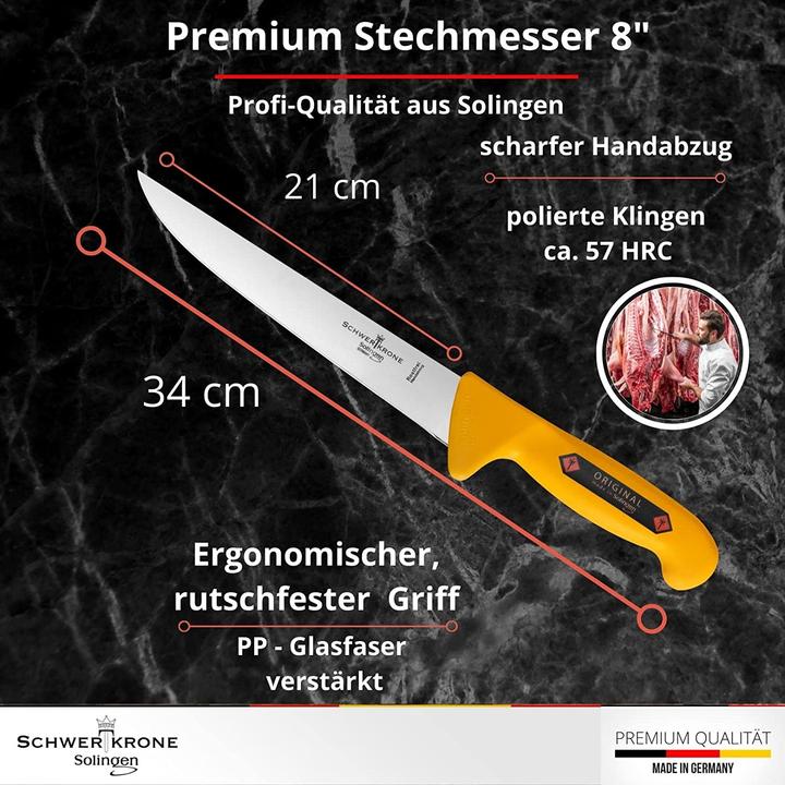 Produktbild Schwertkrone Metzgermesser Set (23 cm)