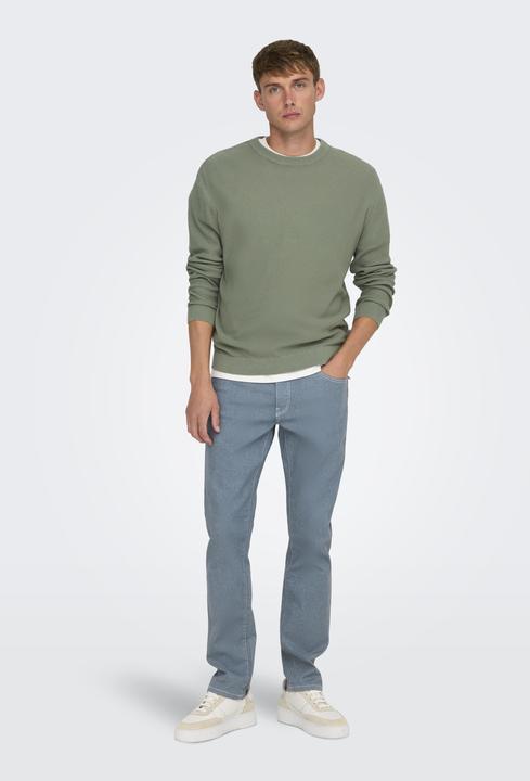 Immagine prodotto Only & Sons Onstony Ds 12 Ls Waffle Crew Knit Noos (S)