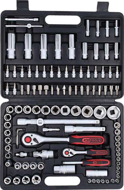 Produktbild KS Tools 1/4 +1/2 Steckschl. 108-tlg.