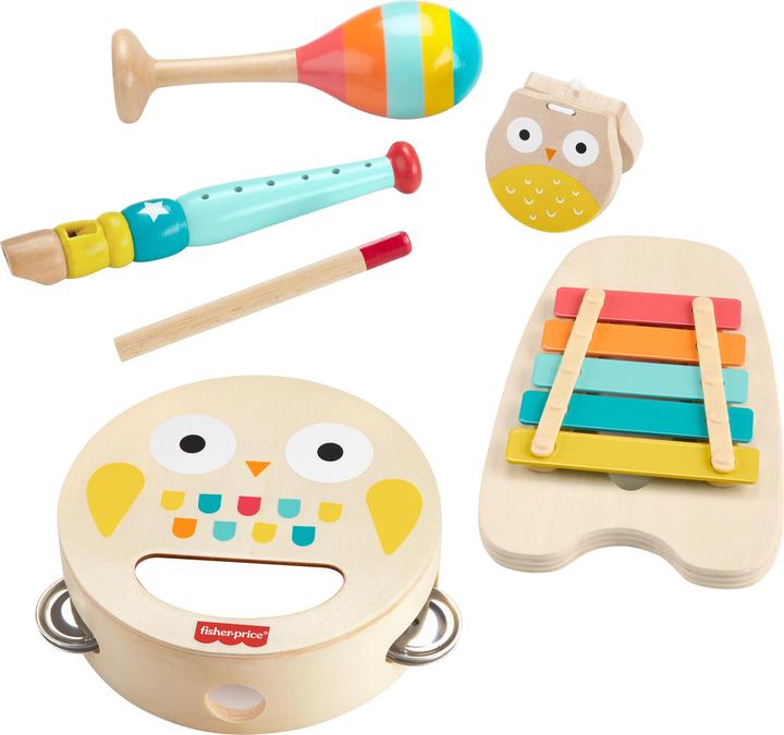 Image du produit Fisher-Price Coffret musical en bois (Multilingue)