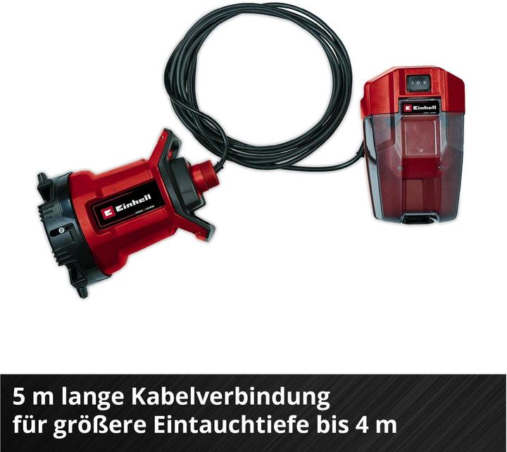 Produktbild Einhell GE-DP 18/25 LL Li Power X-Change 4181590 Schmutzwasser-Tauchpumpe mehrstufig 7000 l/h 5m (Schmutzwasserpumpe)