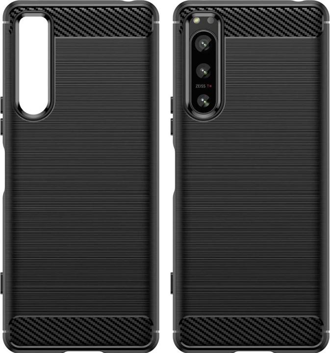Image du produit Screenguard Étui en TPU souple carbone brossé (Sony Xperia 5 IV)