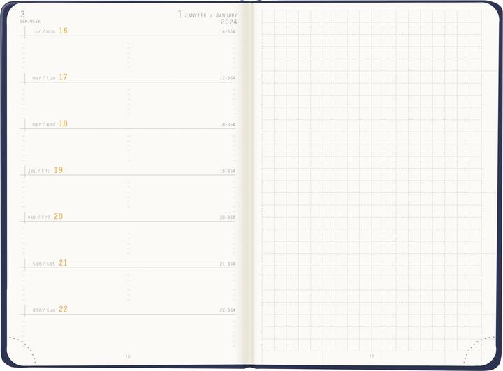 Produktbild Rhodia Webplanner 2024 (10 x 15 cm, Harter Einband)