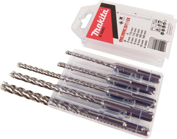 Actual product image Makita Nemesis 2 SDS+ Drill Set (5 mm, 6 mm, 8 mm, 10 mm)